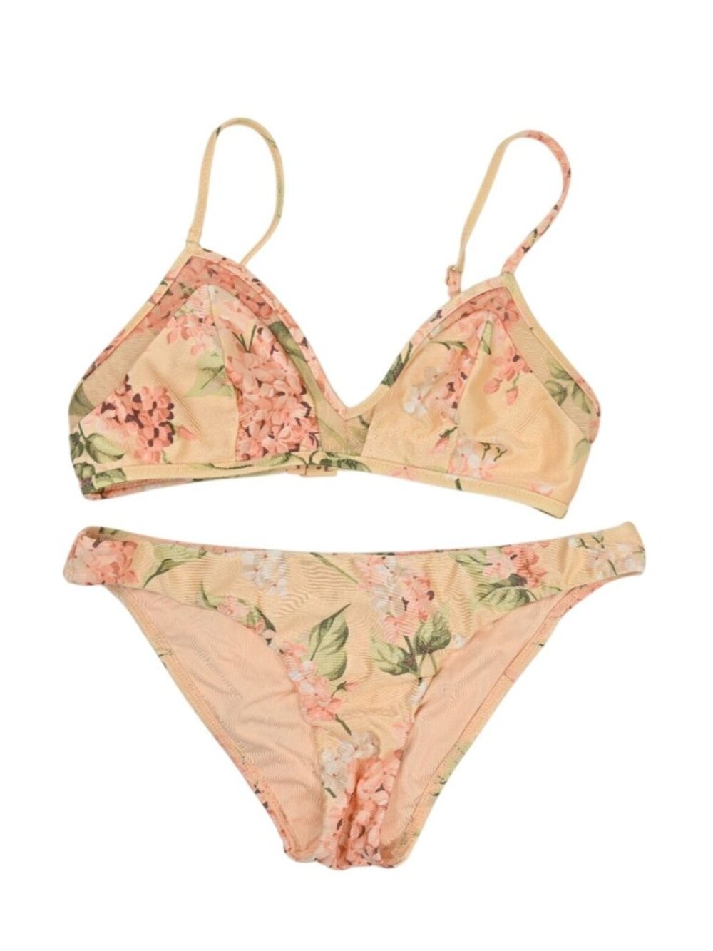 Zimmermann Floral Bikini Set in Beige